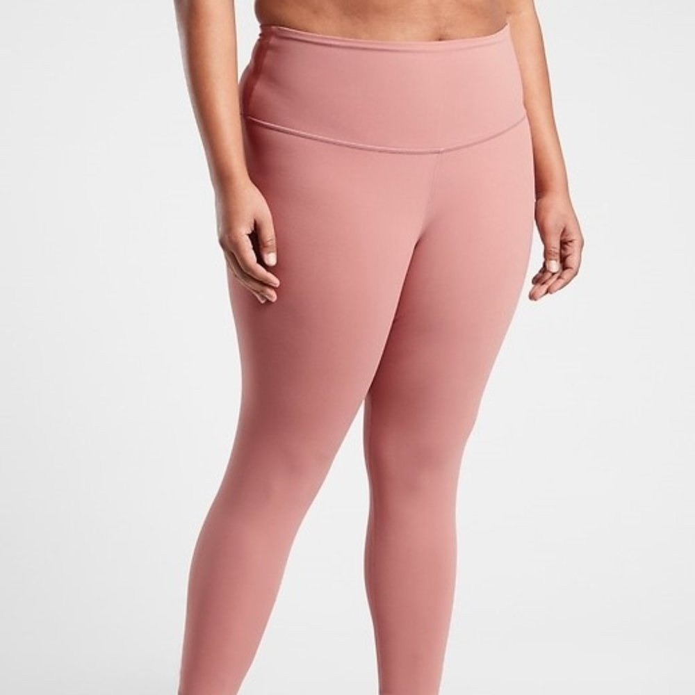 NEW ATHLETA Womens Size 2X Ultra High Rise Elation 7/8 Tight Palermo Pink